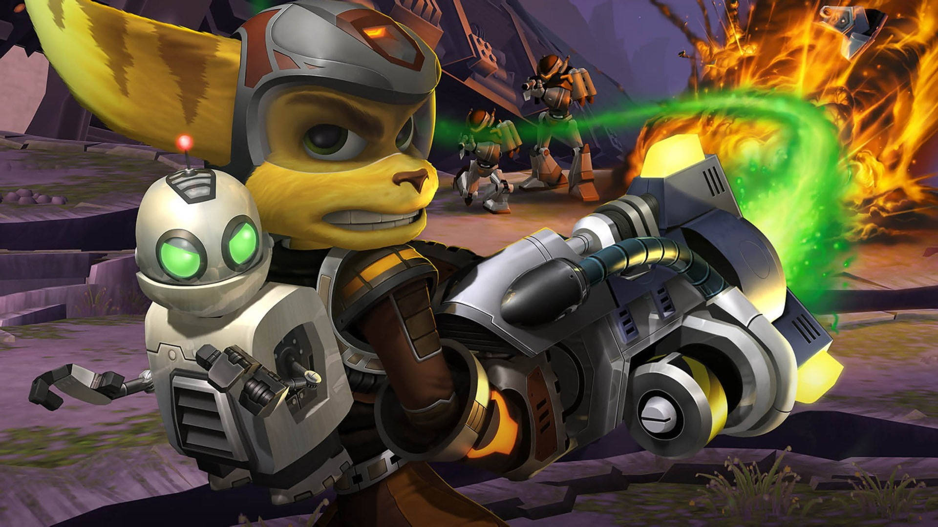 Ratchet And Clank Up Your Arsena Background