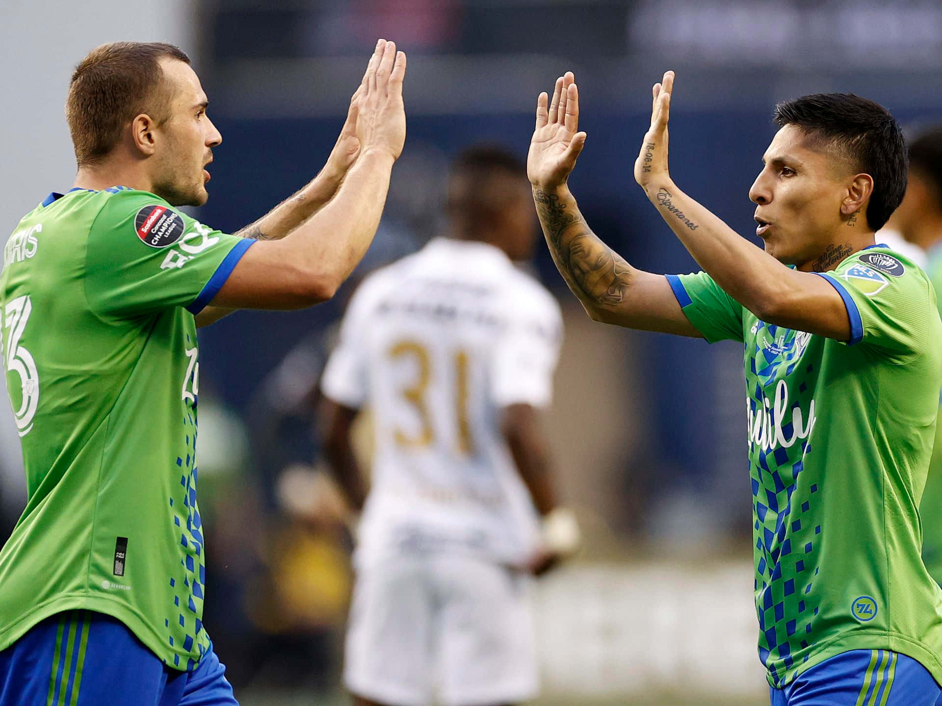 Raul Ruidiaz Forward From Seattle Sounders Fc Background