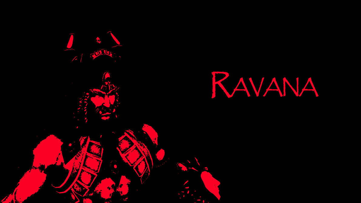 Ravana Red And Black Aesthetic