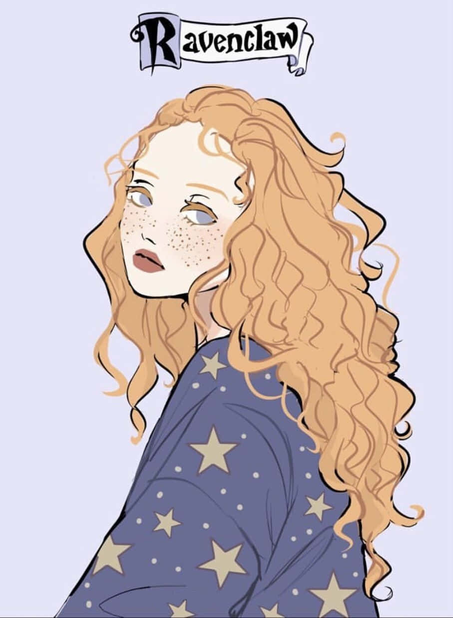 Ravenclaw Aesthetic Art Luna Lovegood Background