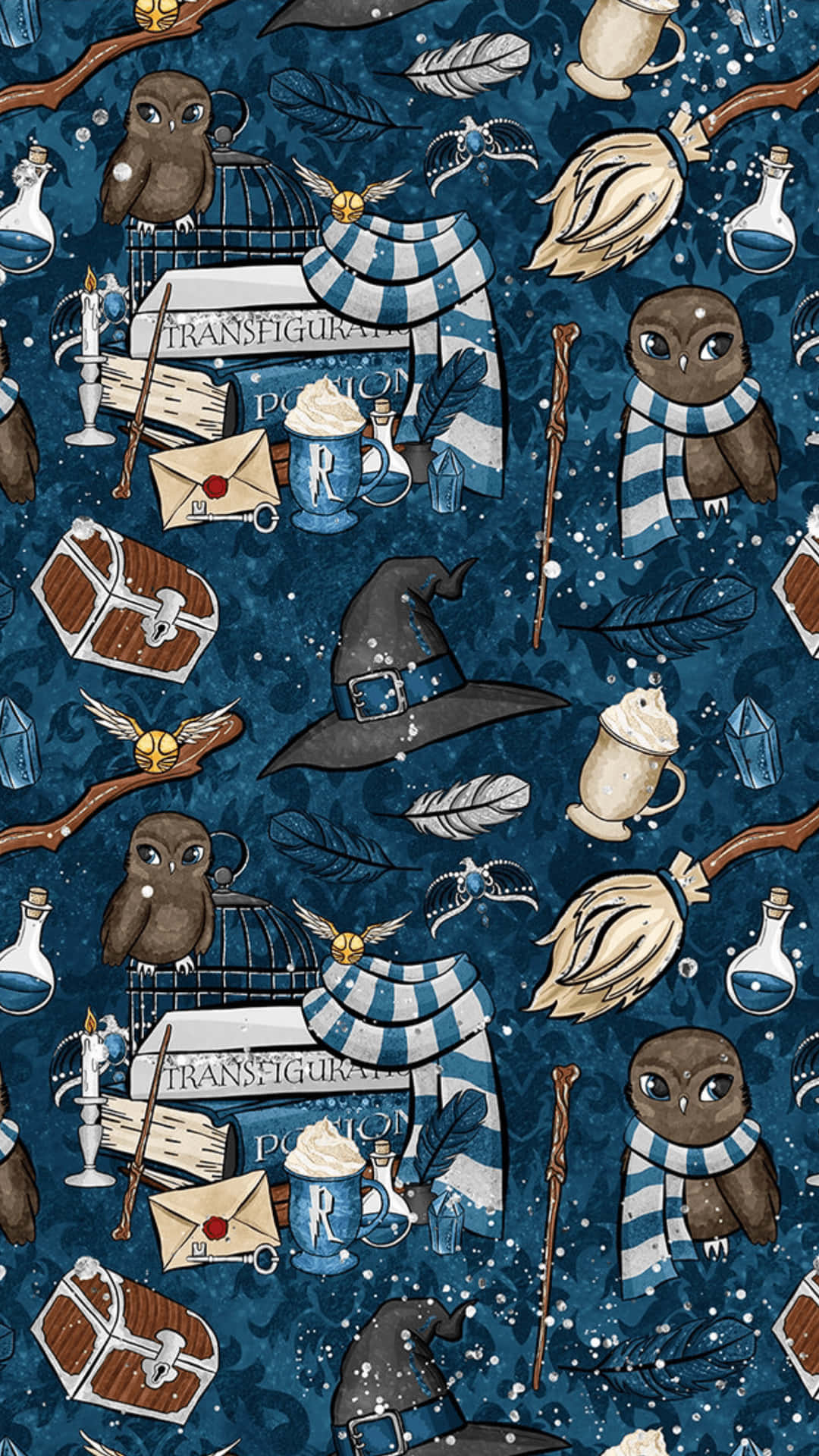 Ravenclaw Aesthetic Drawings Harry Potter Background