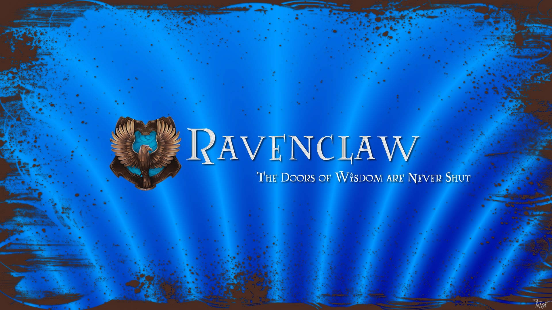 Ravenclaw Blue House Crest