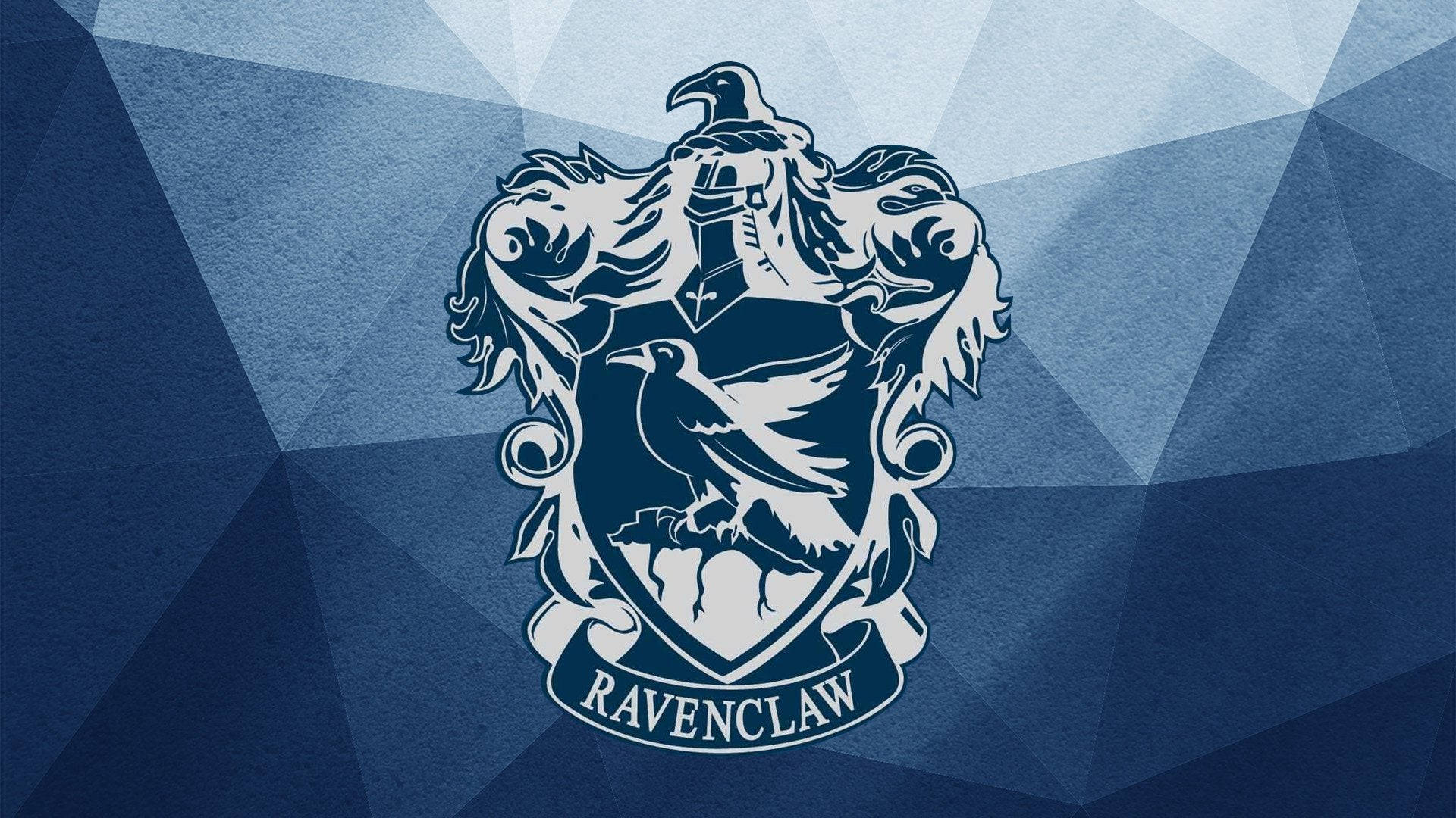 Ravenclaw Crest In Geometric Pattern