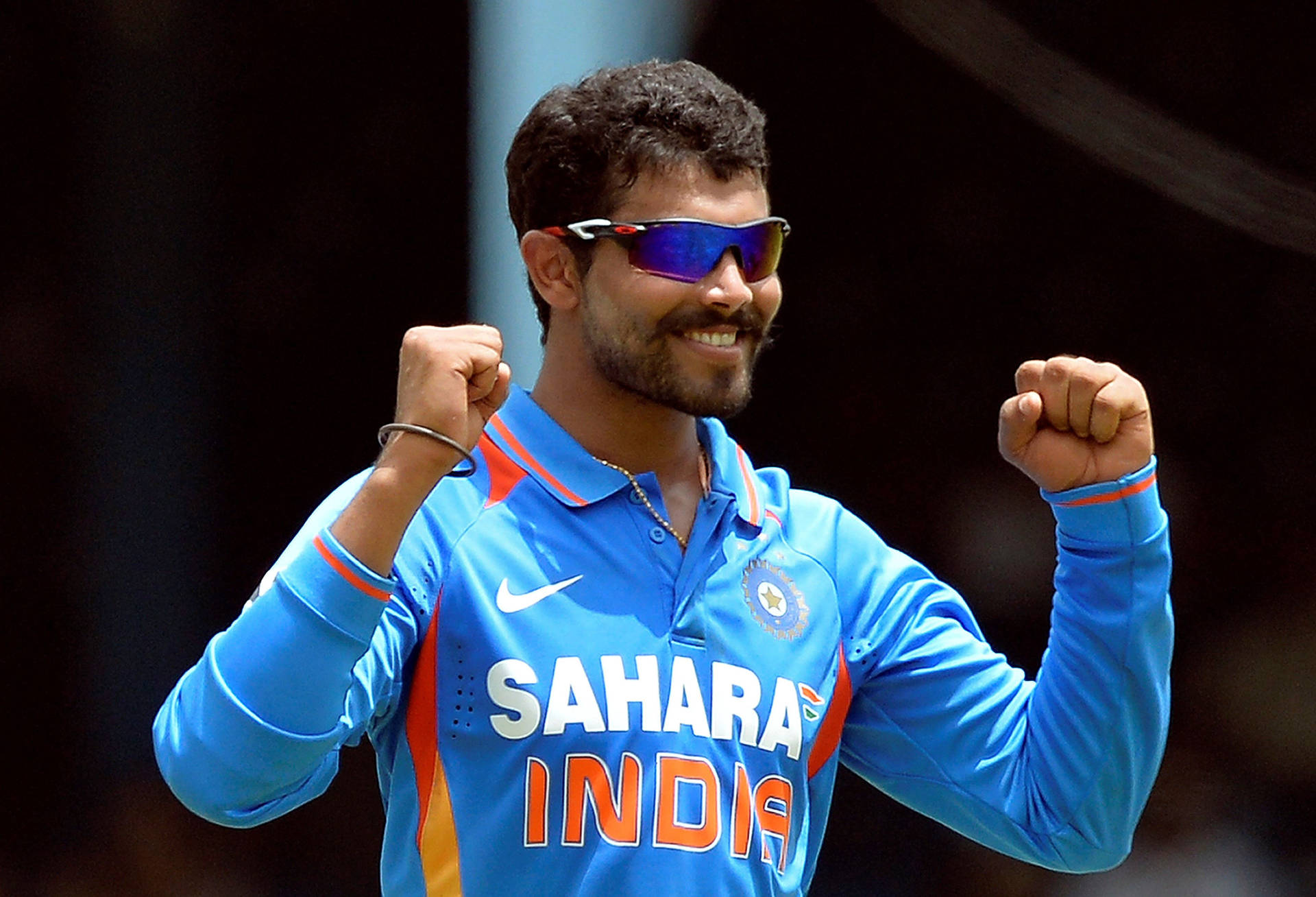 Ravindra Jadeja Celebrating Background