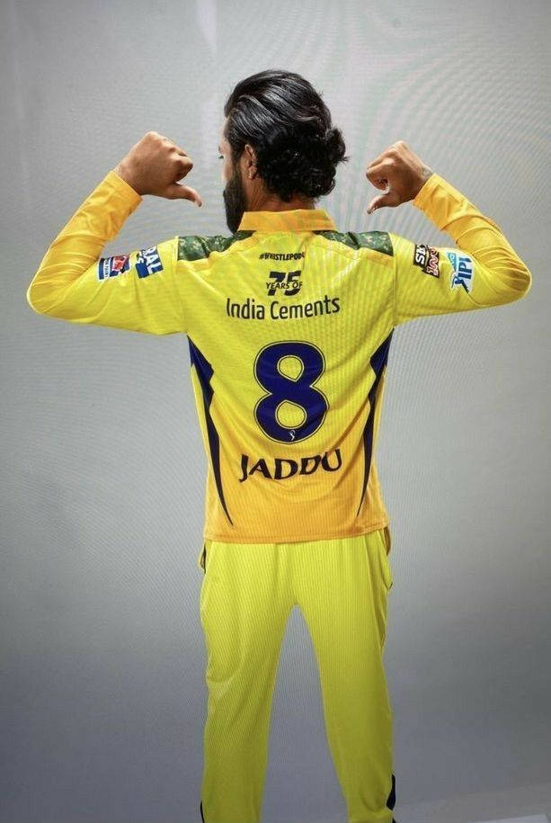 Ravindra Jadeja Jersey 8 Background