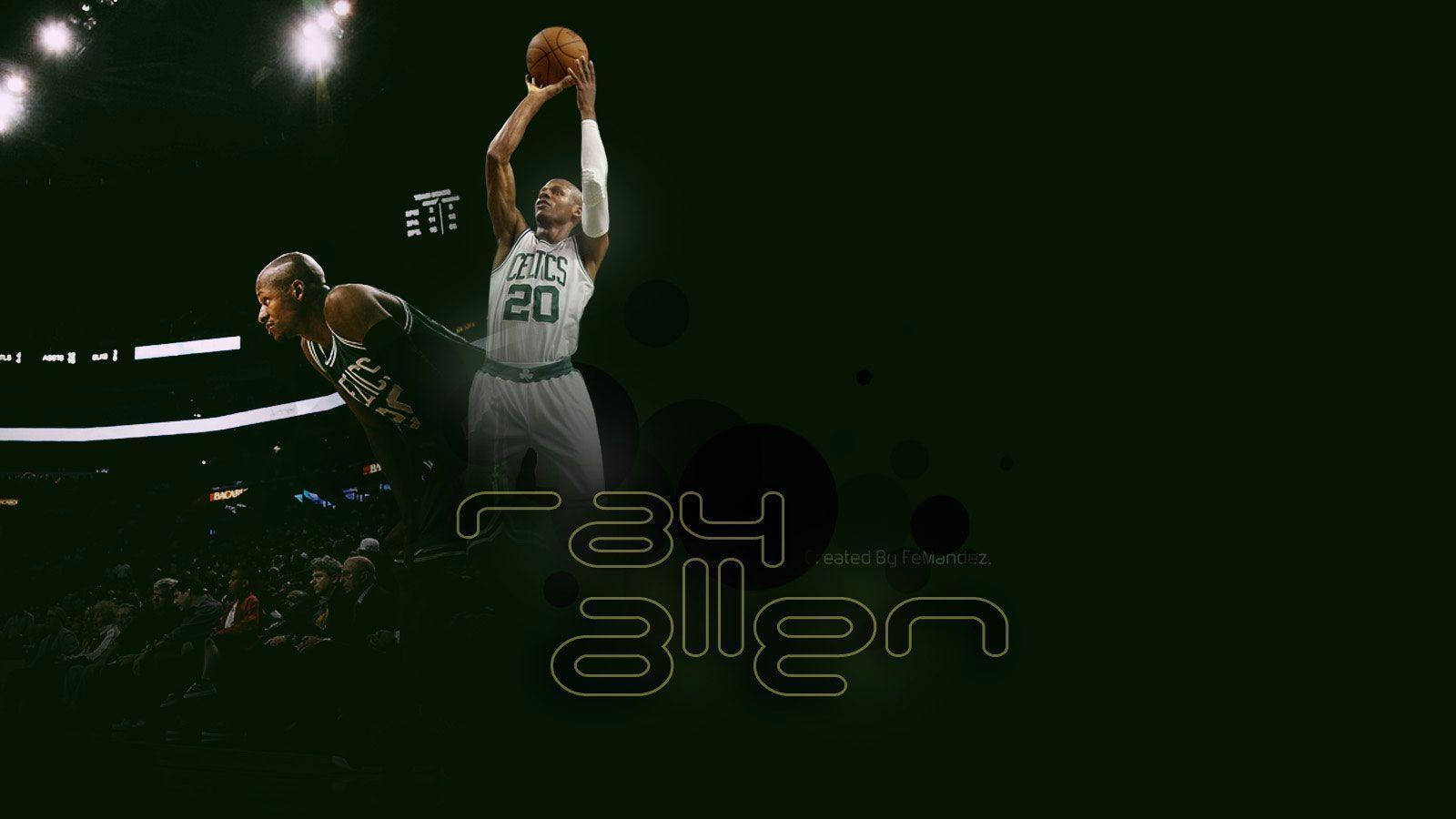 Ray Allen Basketball Edit Background