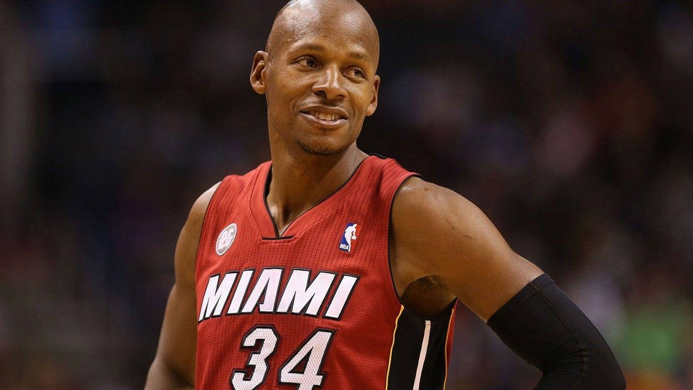 Ray Allen Smile Background