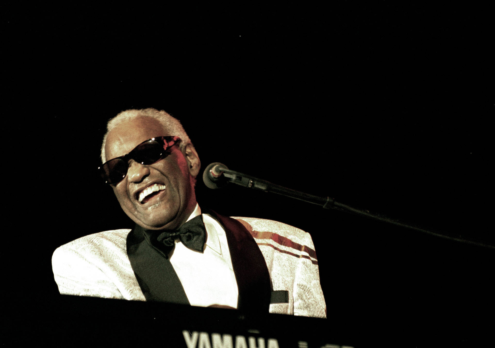 Ray Charles Black Background Background