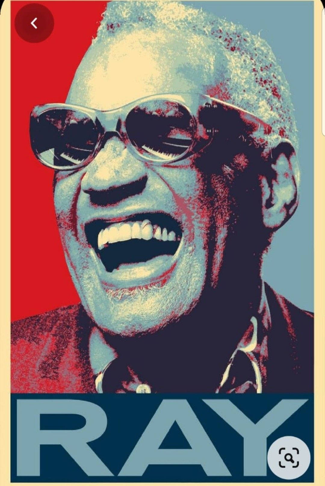 Ray Charles Colorful Graphic Art