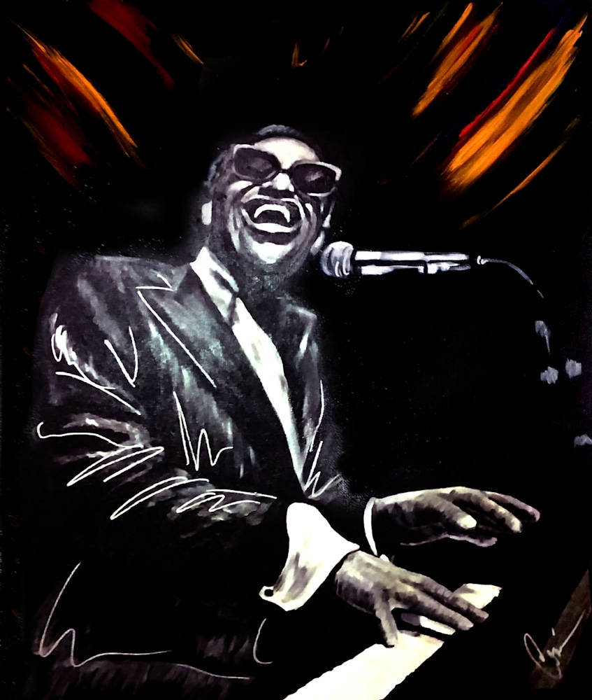 Ray Charles Digital Art