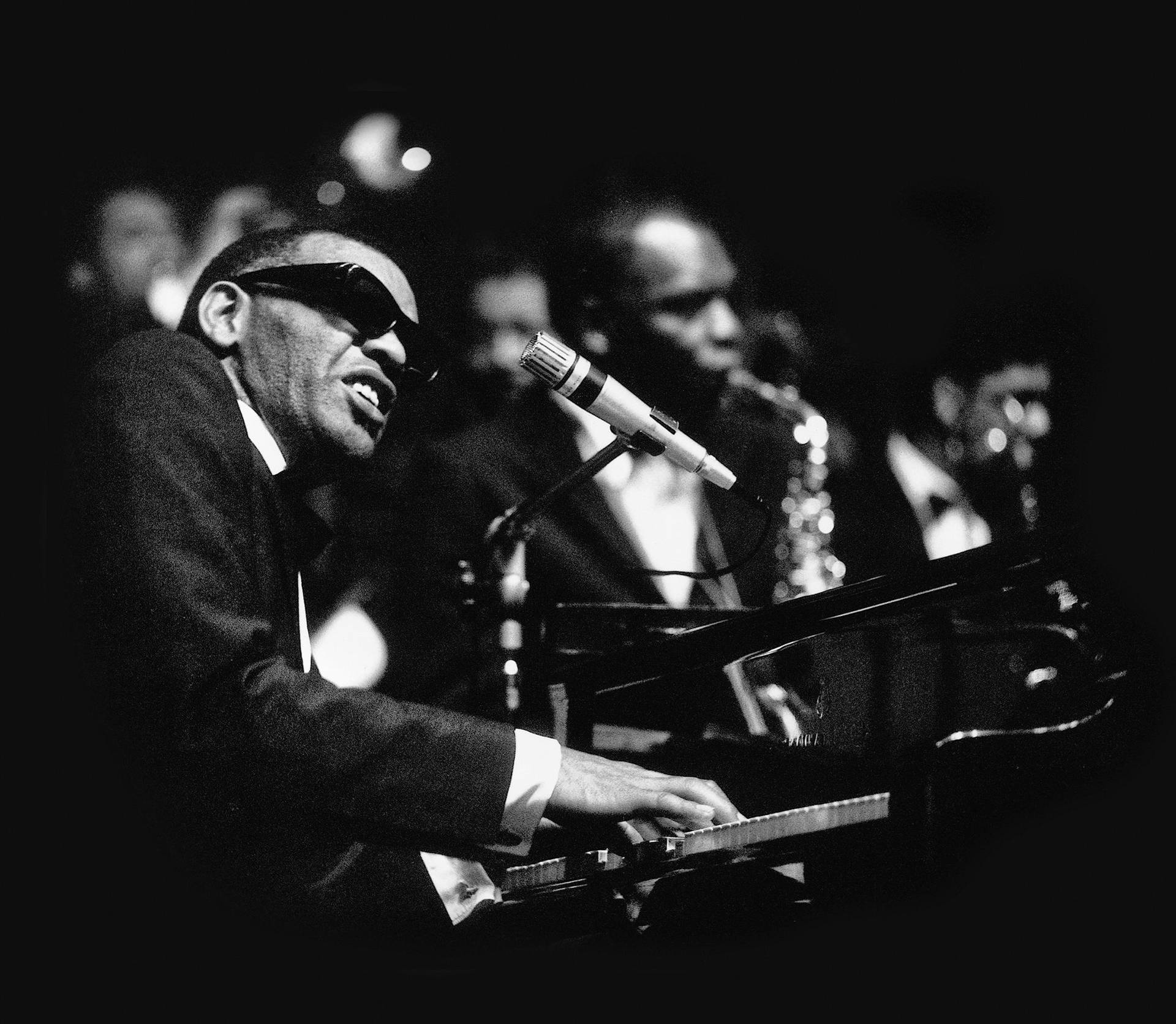 Ray Charles Musical Instrument Background