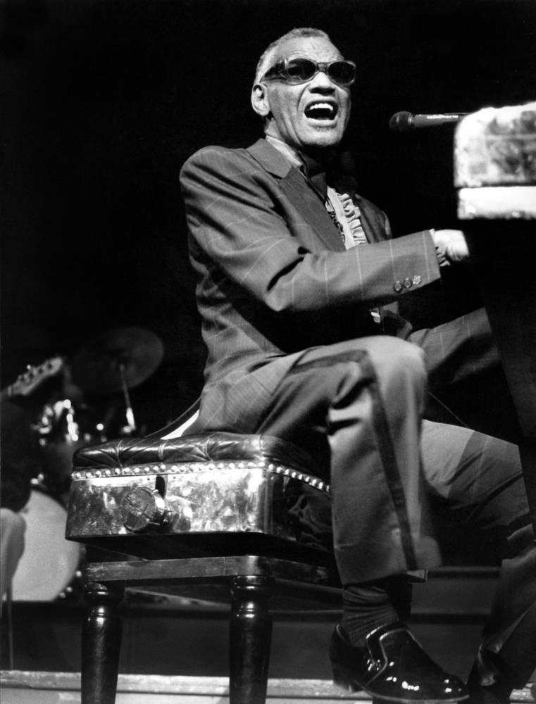 Ray Charles Piano Bench Background