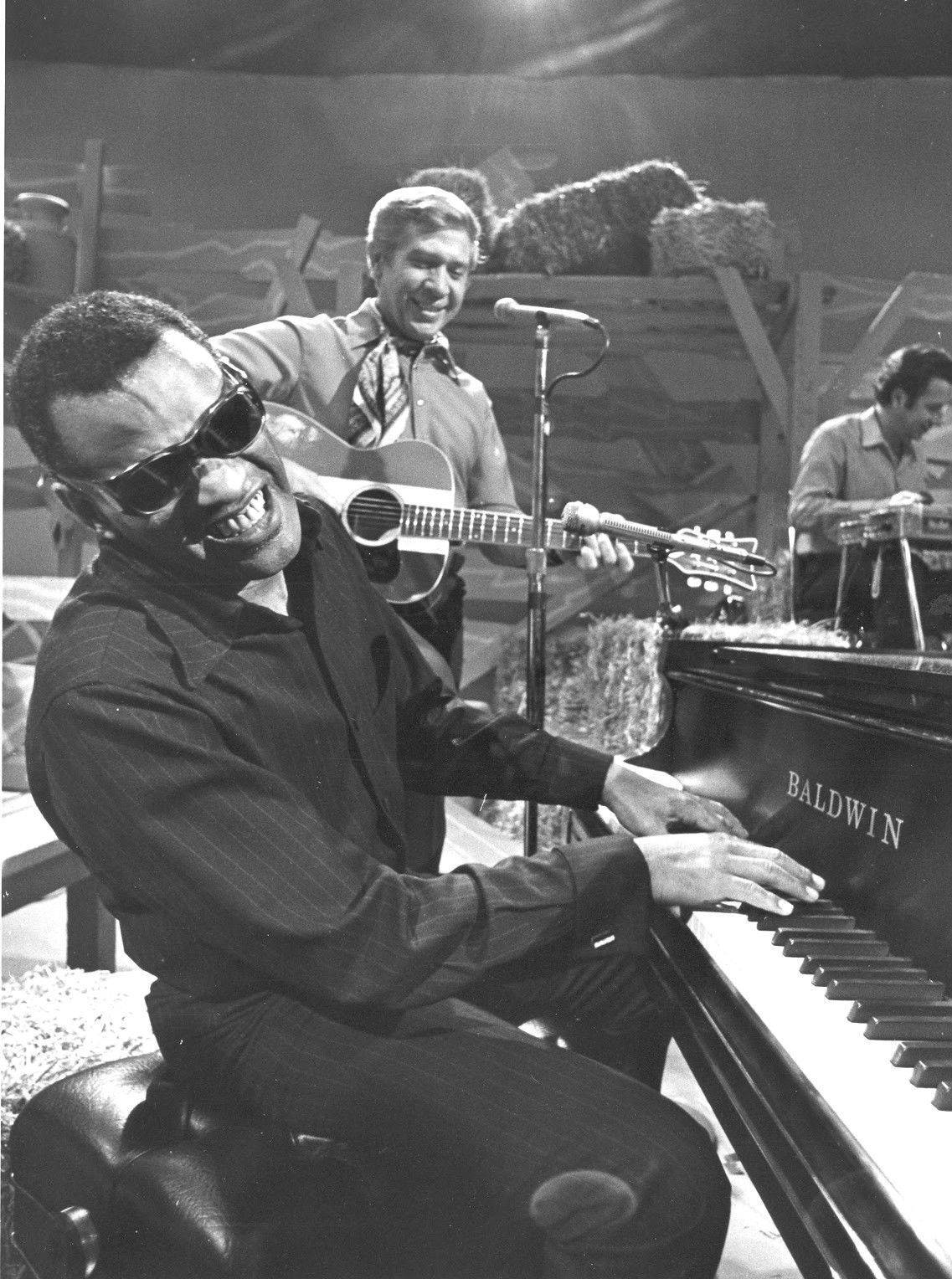 Ray Charles With A Guitarist