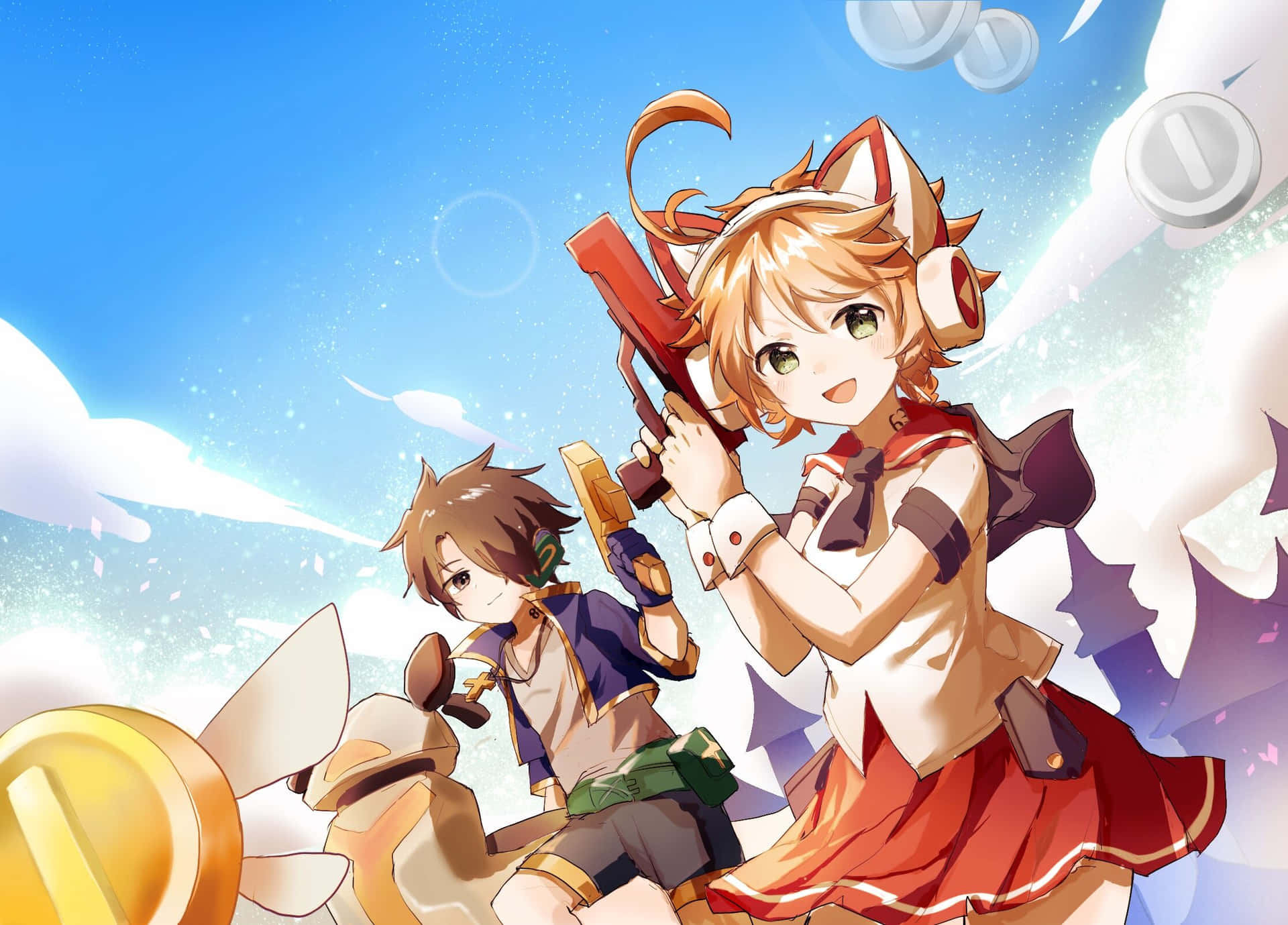 Ray From The Promised Neverland Is Ready For Action Background