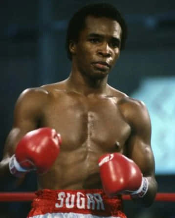 Ray Leonard Ready To Fight Phone Background