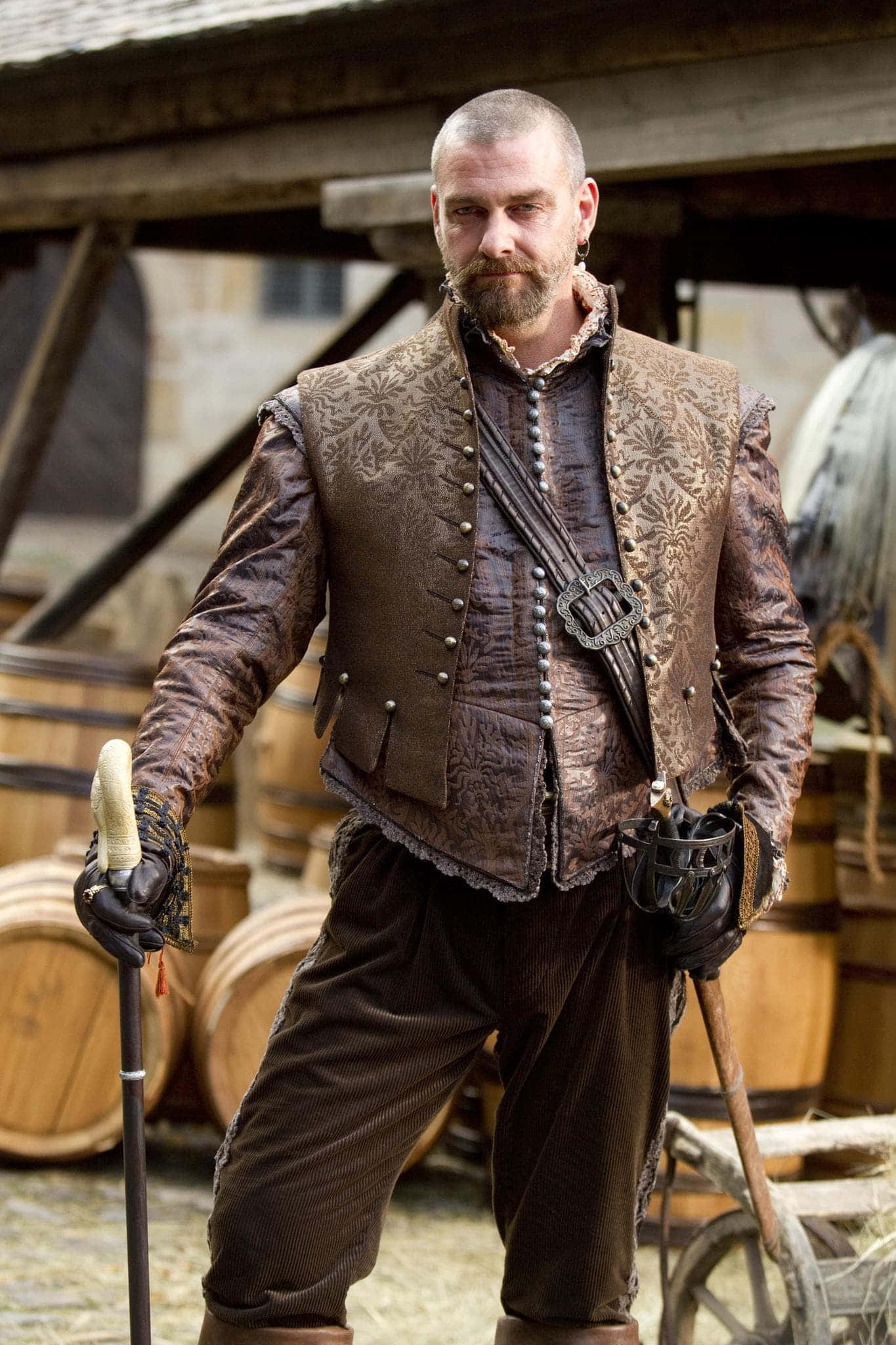 Ray Stevenson As Gannicus In ‘spartacus’ Background