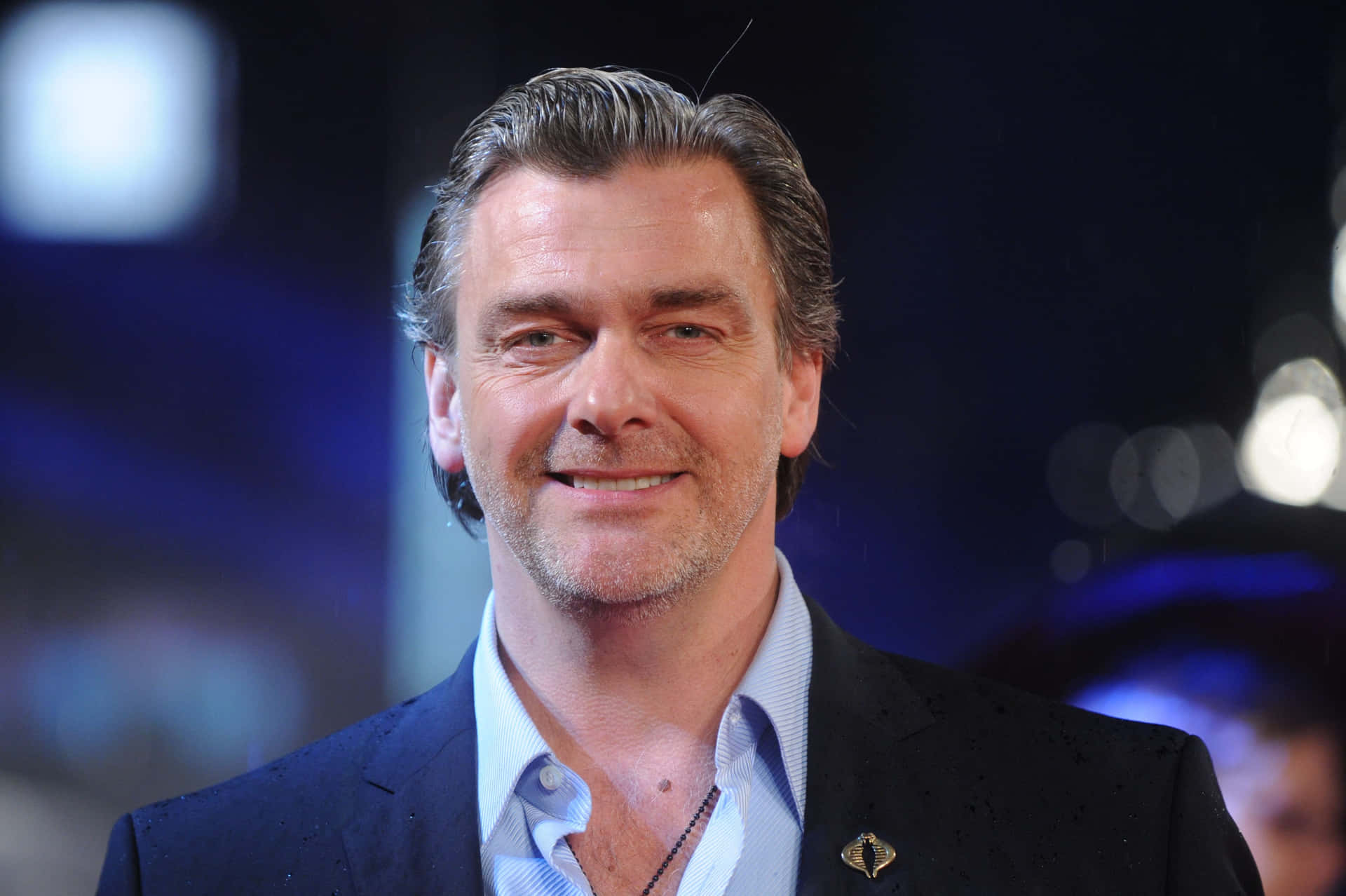Ray Stevenson Looking Intense Background