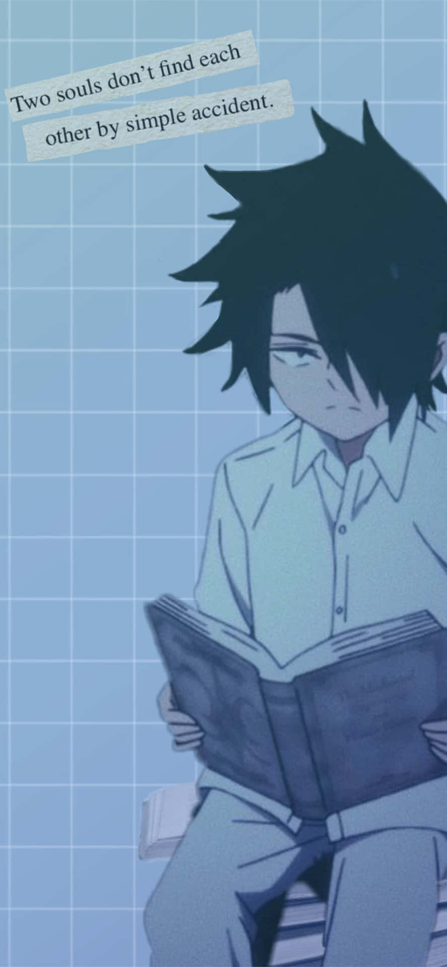 Ray The Promised Neverland Quote Background