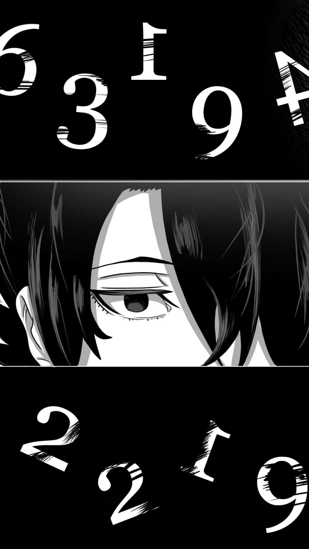 Ray The Promised Neverland With Numbers Background