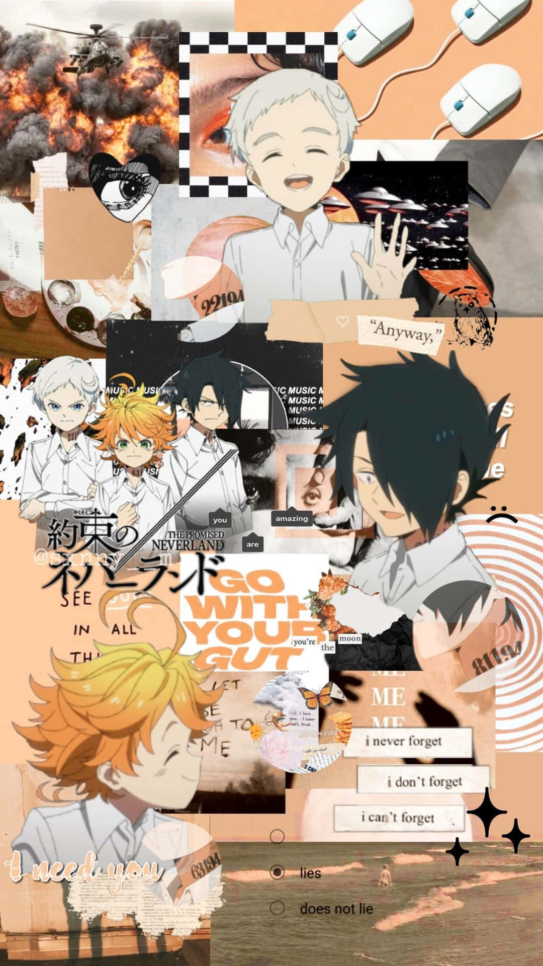 Ray, The Steadfast Protagonist Of The Promised Neverland Background