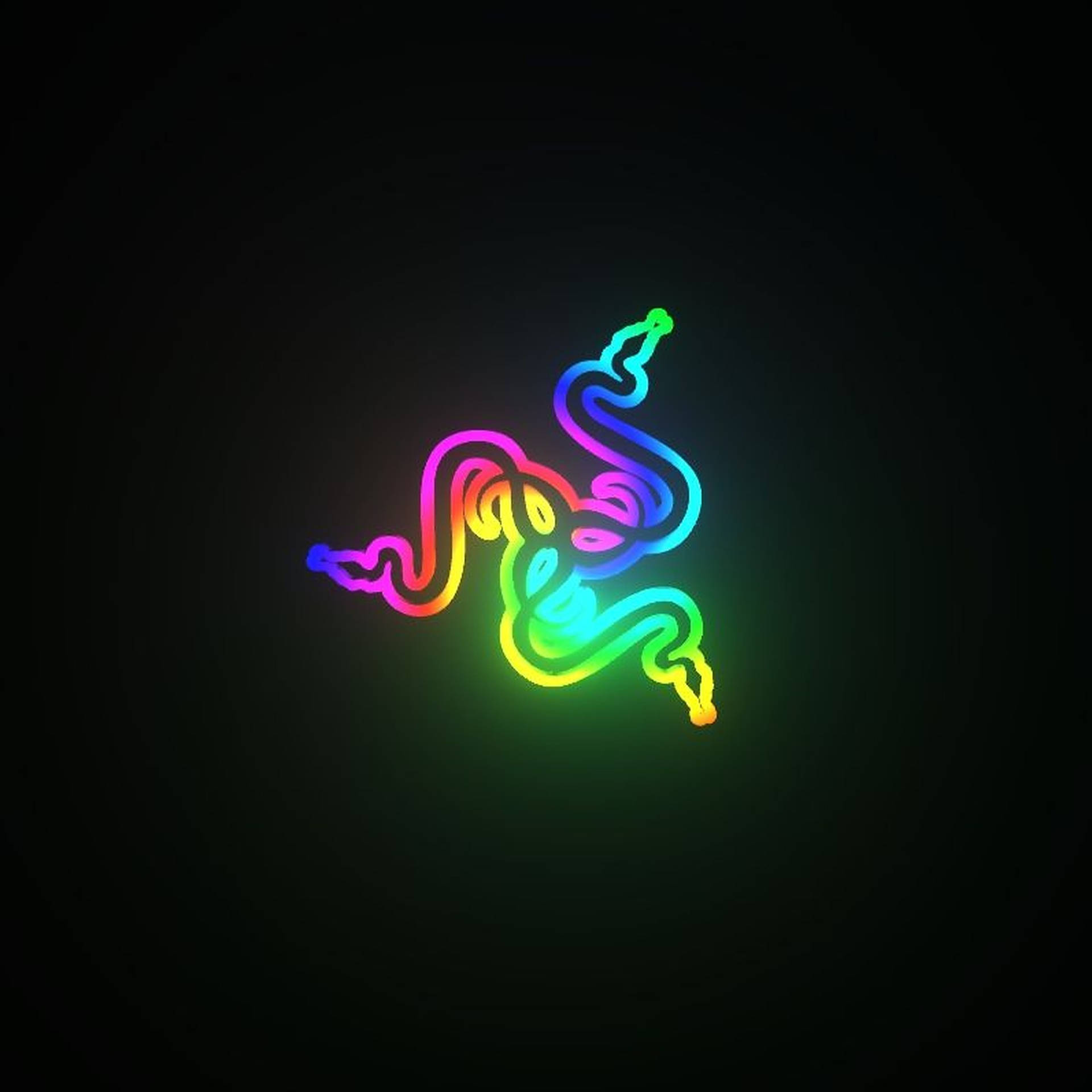 Razer Led Light Logo Background