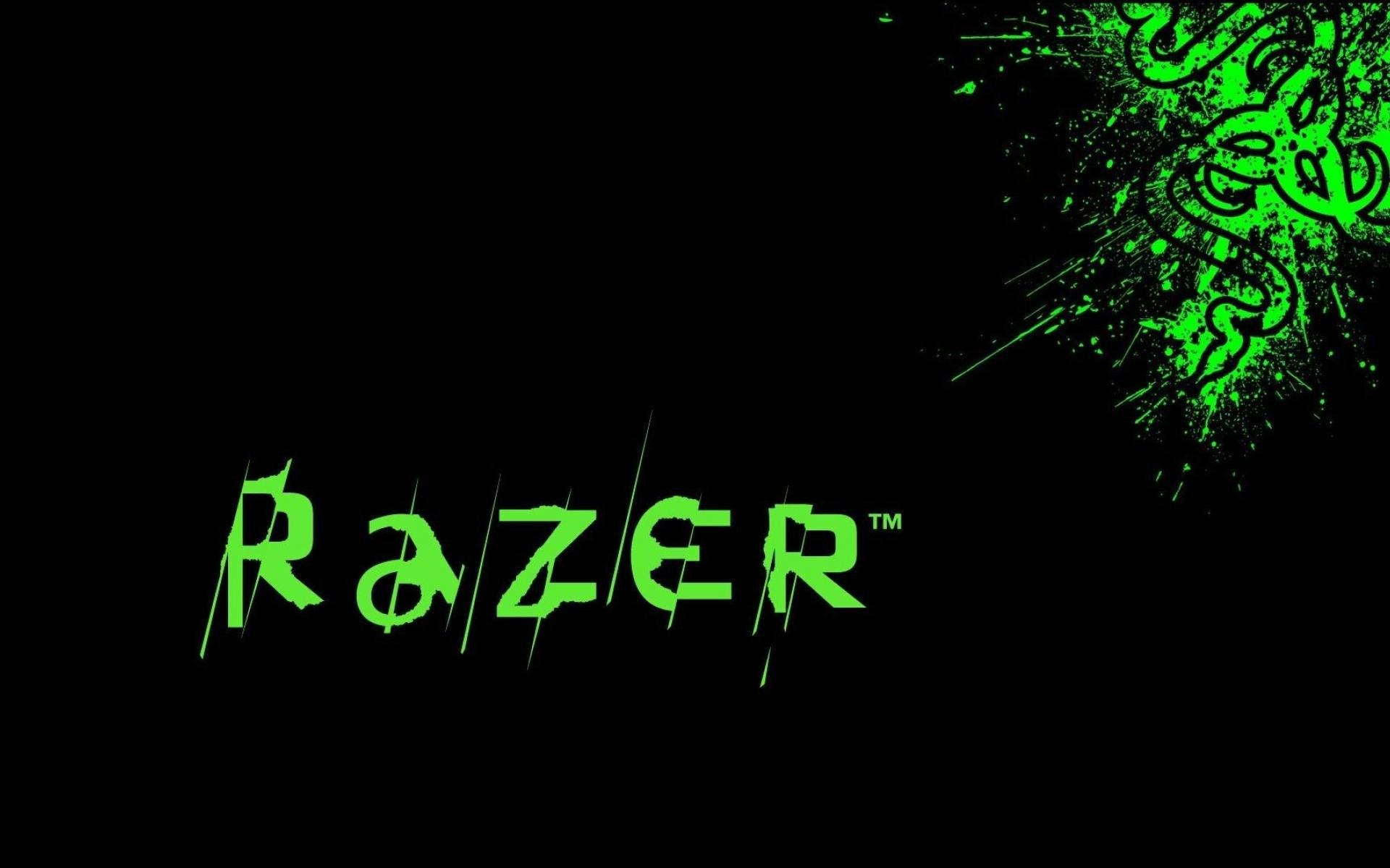 Razer Neon Chroma Font Background