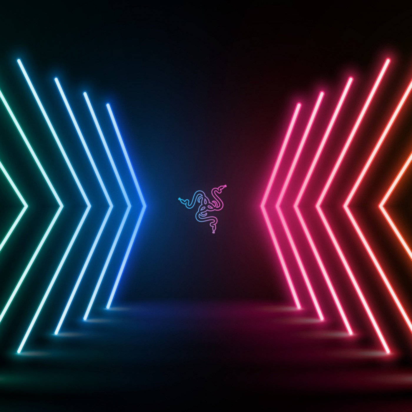 Razer Neon Light Background