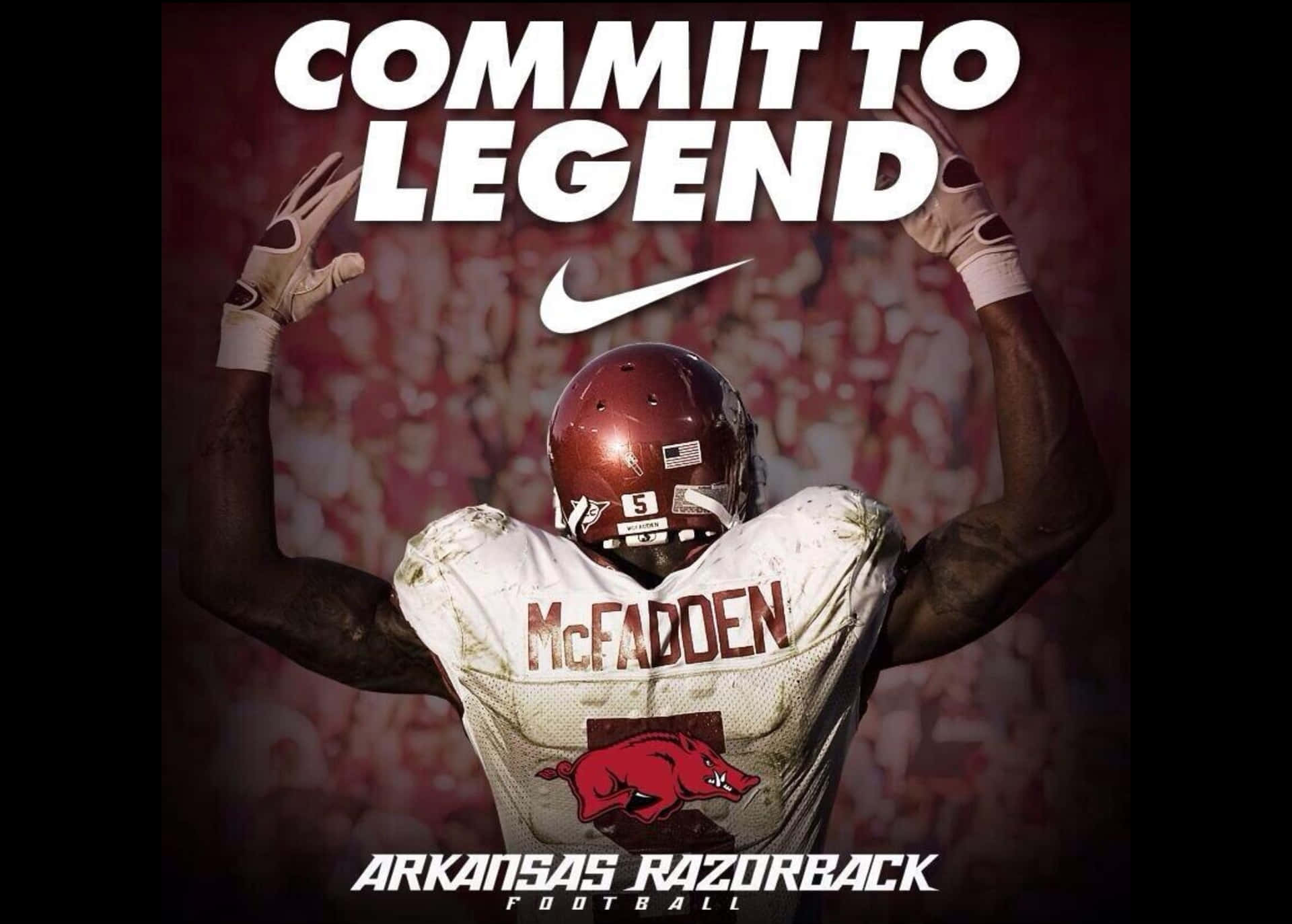 Razorback Stadium, Home Of The Arkansas Razorbacks Background