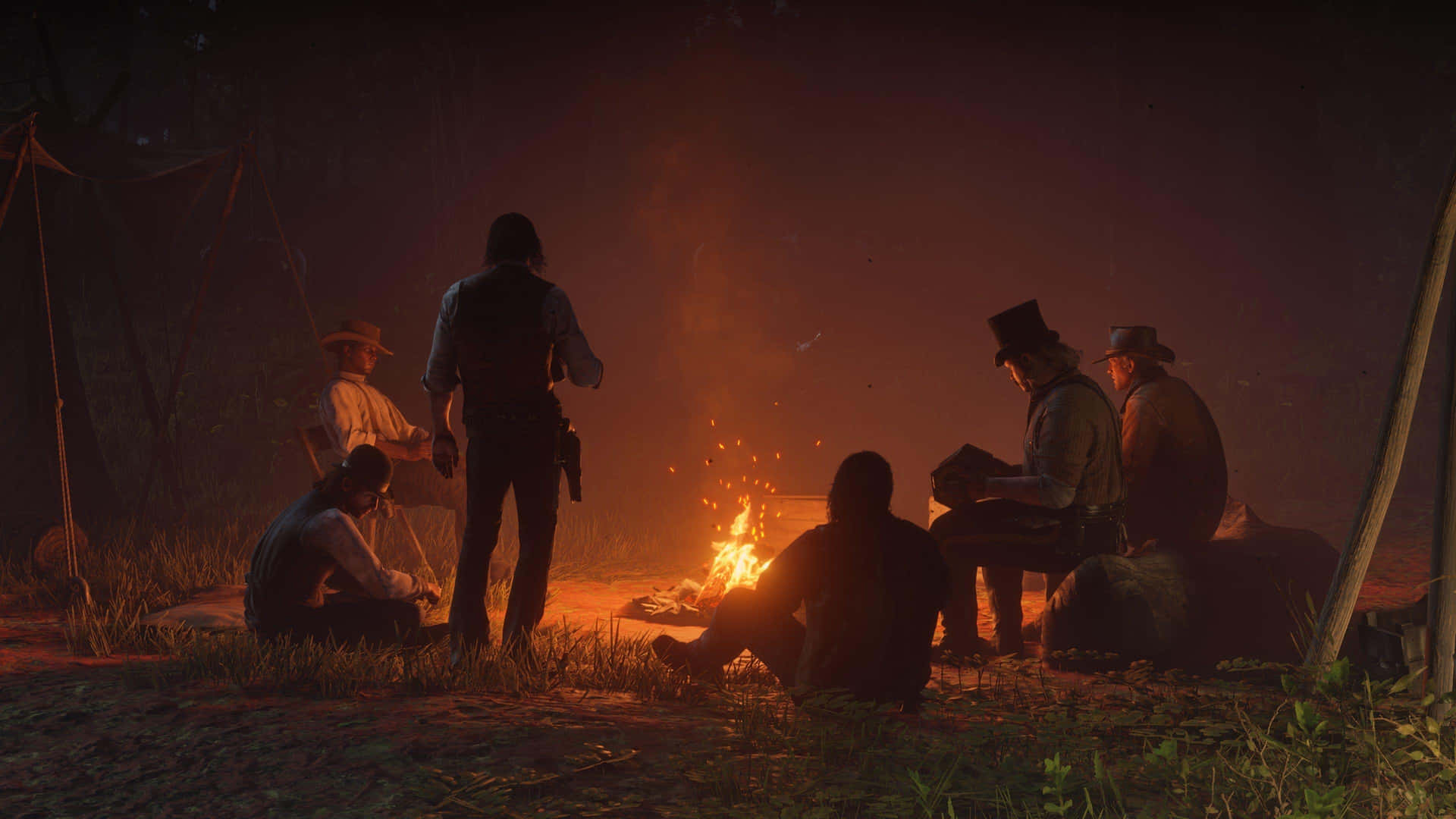 Rdr Bonfire Background