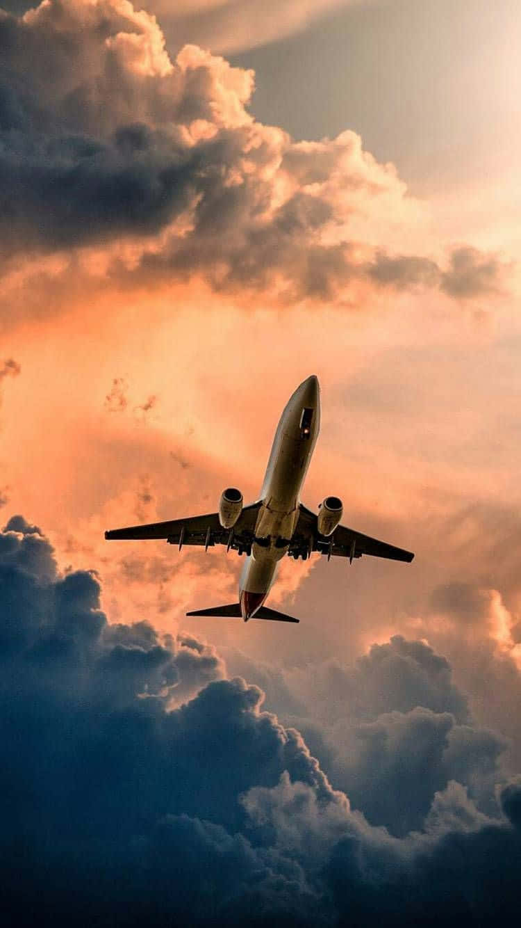 Reach New Heights With A Plane Inspired Iphone Background