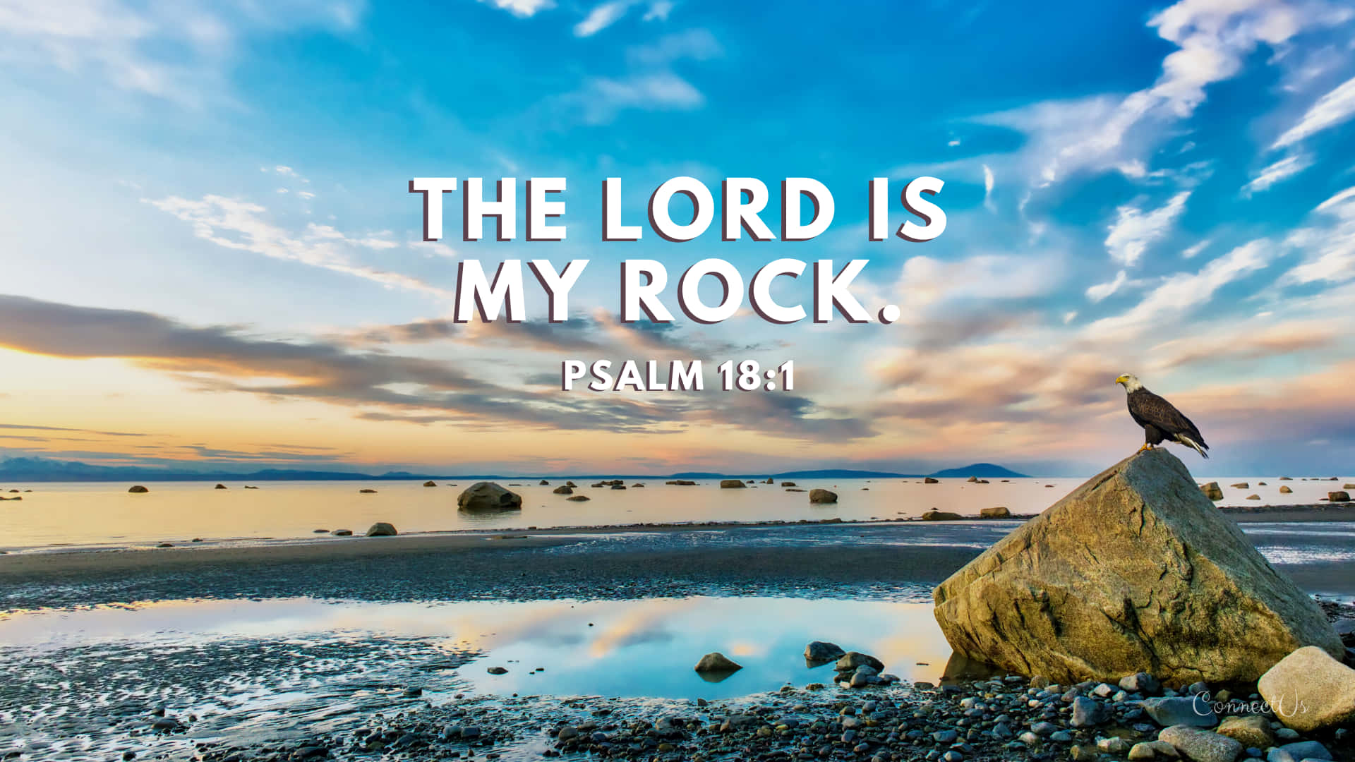 Reach New Heights With God Inspirational Quotes Background