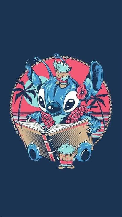 Reading Stitch Aesthetic Background