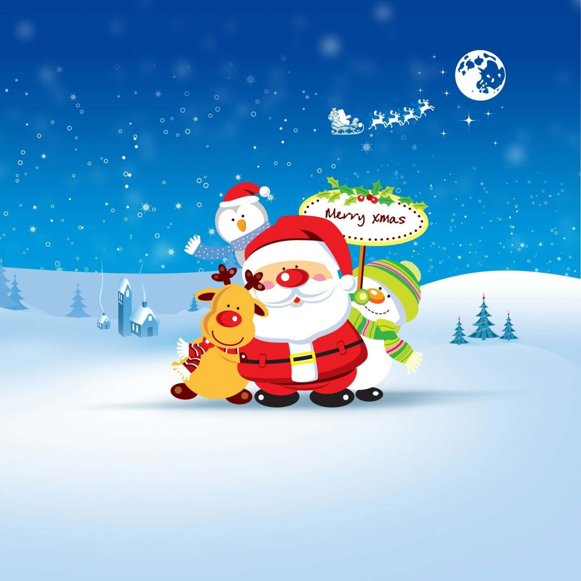 Ready For A Cozy Christmas With A Simple Christmas Ipad Background