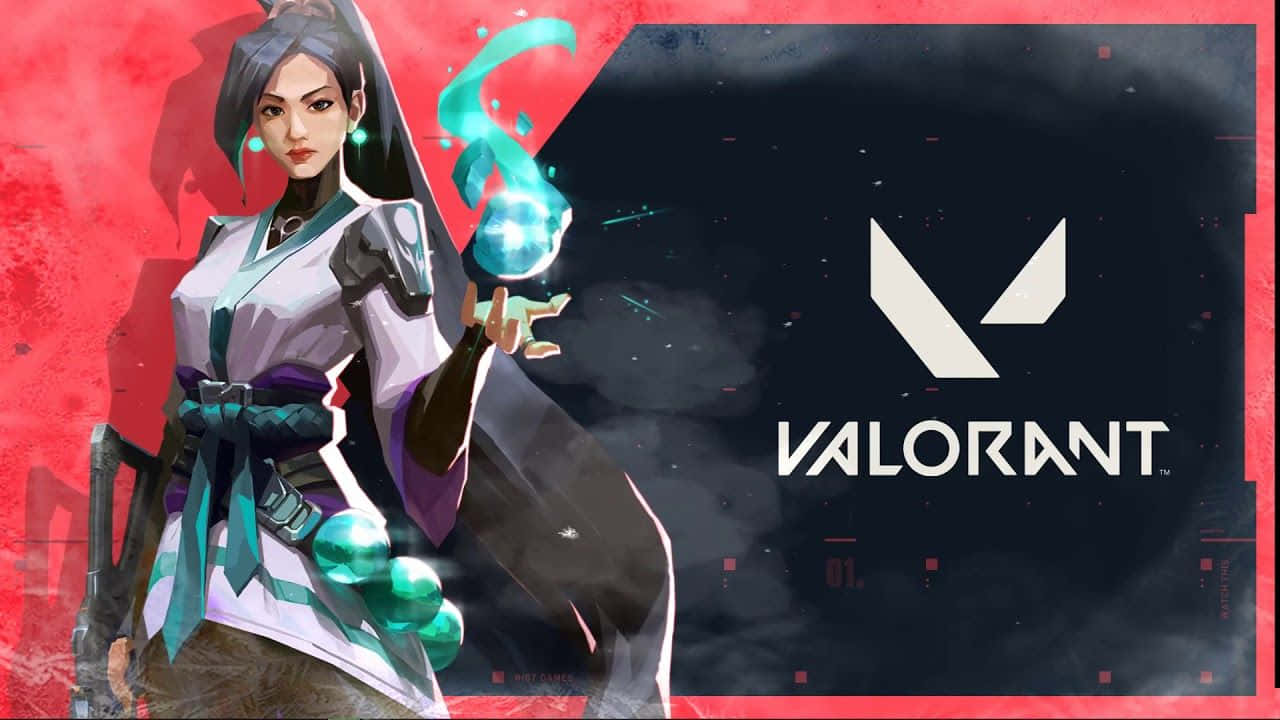 Ready For Action – Sage From Valorant Background