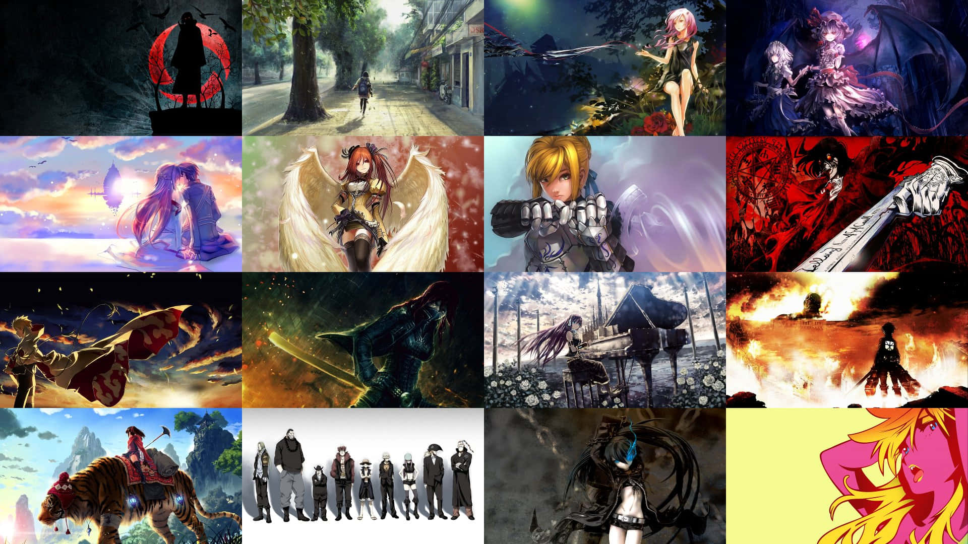 Ready For Battle: An Exciting Action Anime Scene Background