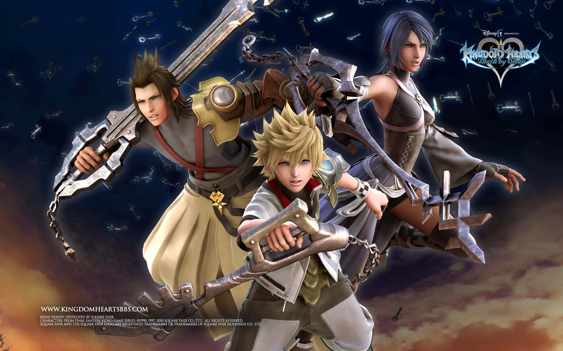 Ready For Battle In Kingdom Hearts Background