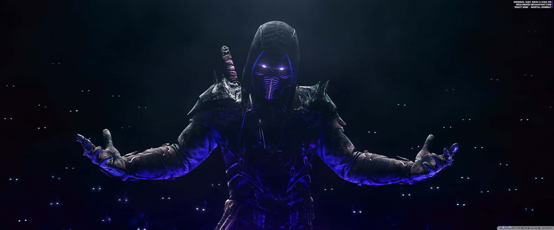 Ready For Battle, Noob Saibot Is Prepared For Any Challenge Background