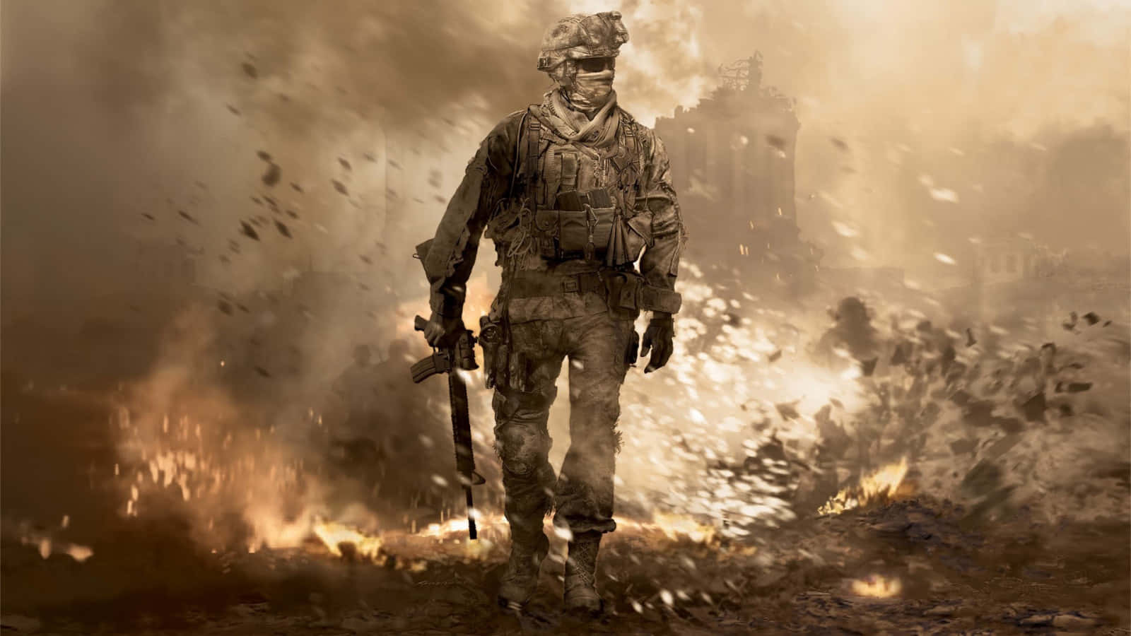 Ready For Combat? Play Call Of Duty Modern Warfare Hd! Background