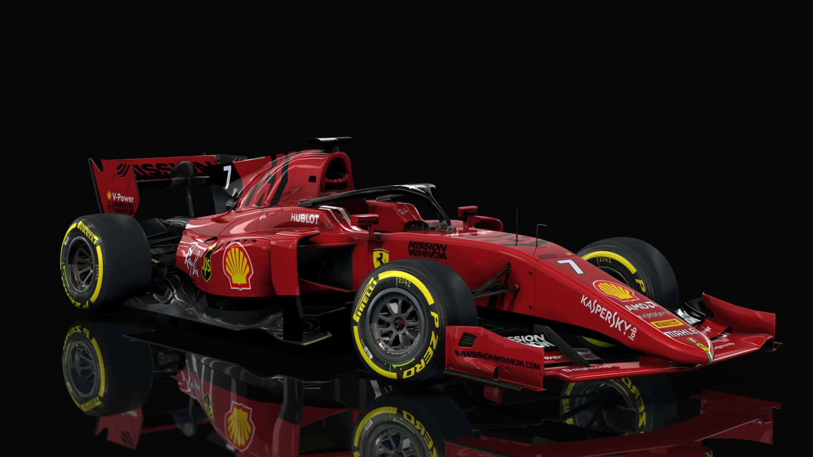 Ready For The 2019 Race Season - Ferrari F1 Car Background