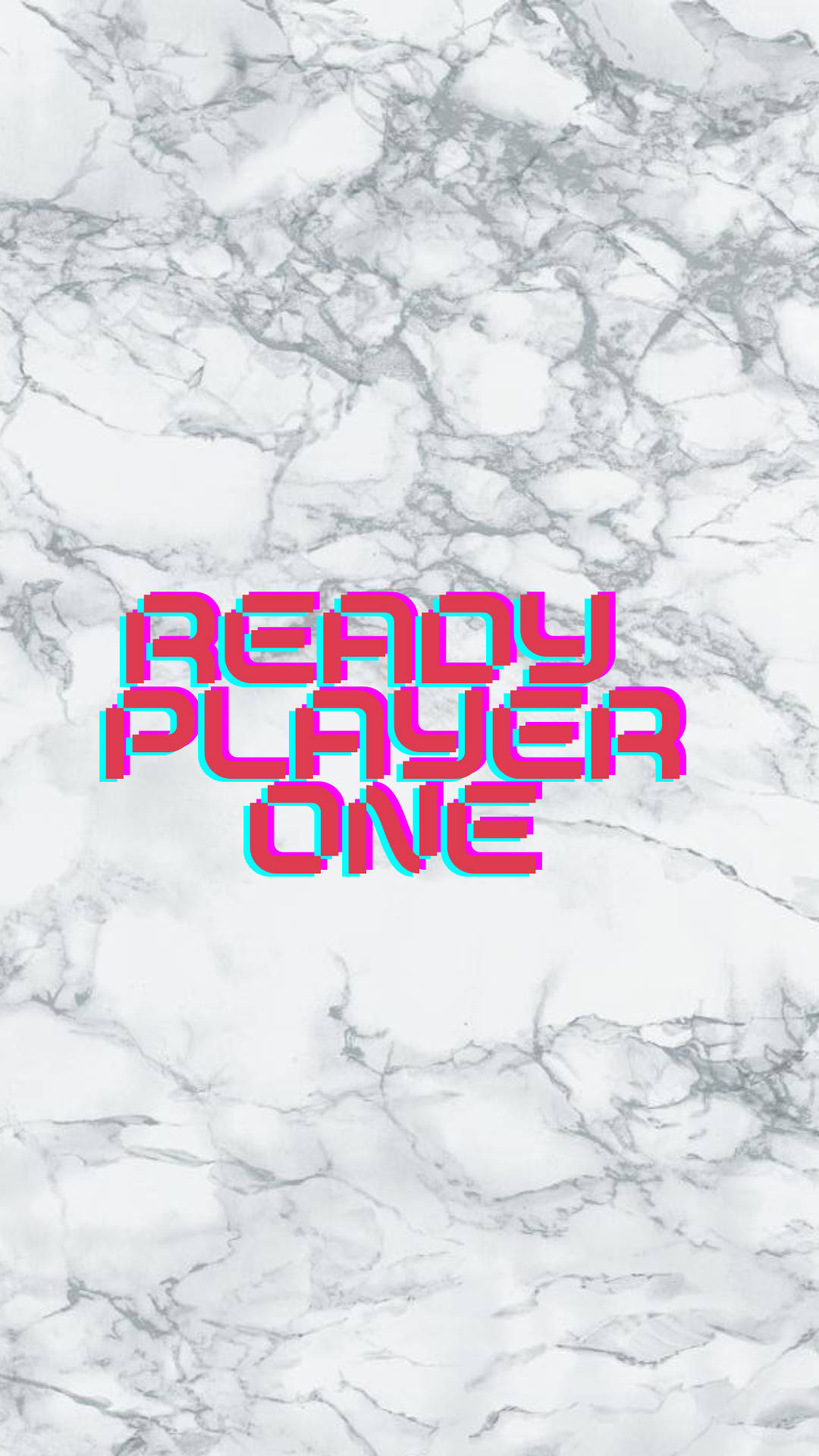 Ready Player One On White Marble Background