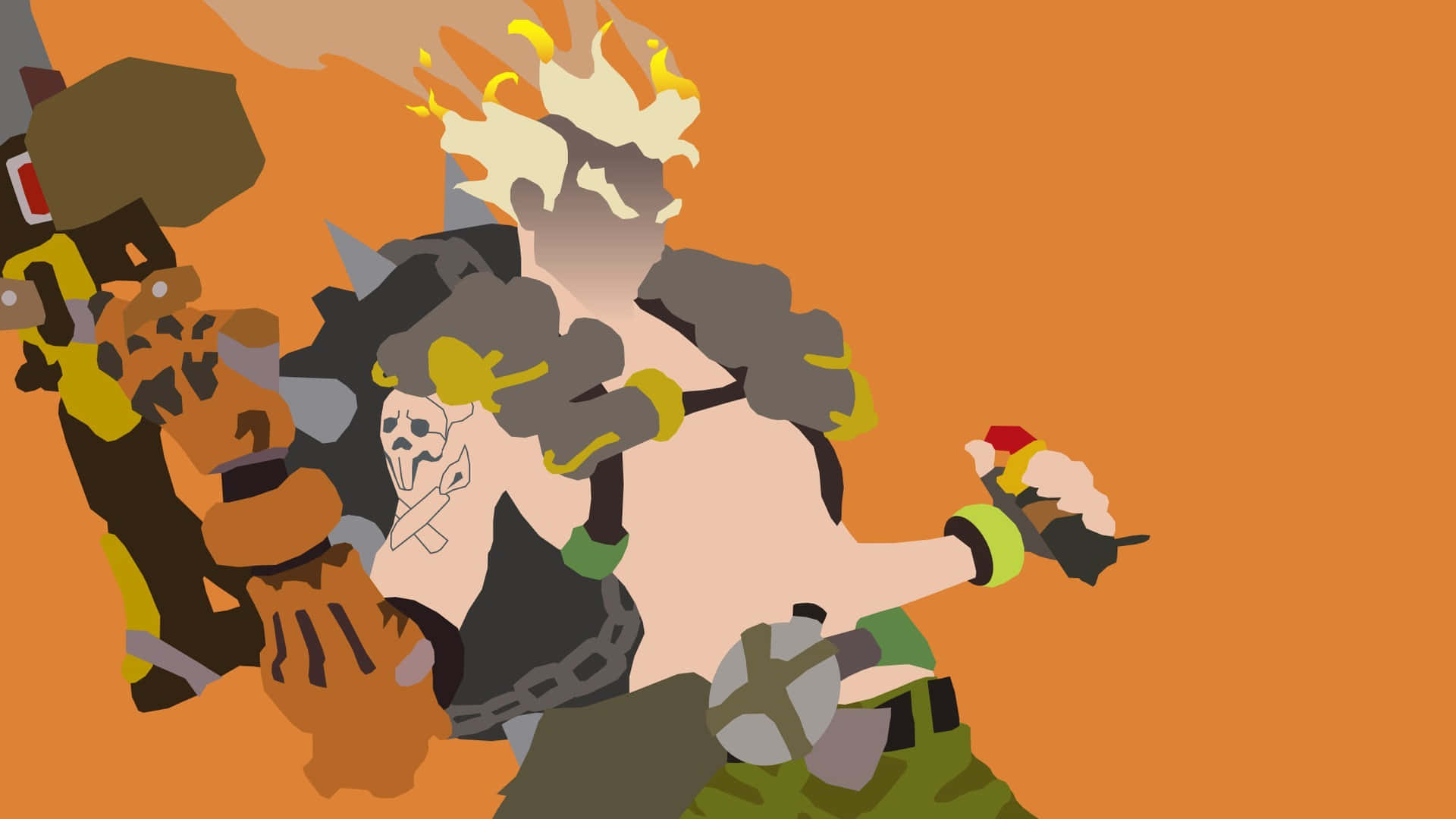 Ready, Set, Explode - Overwatch's Junkrat Background