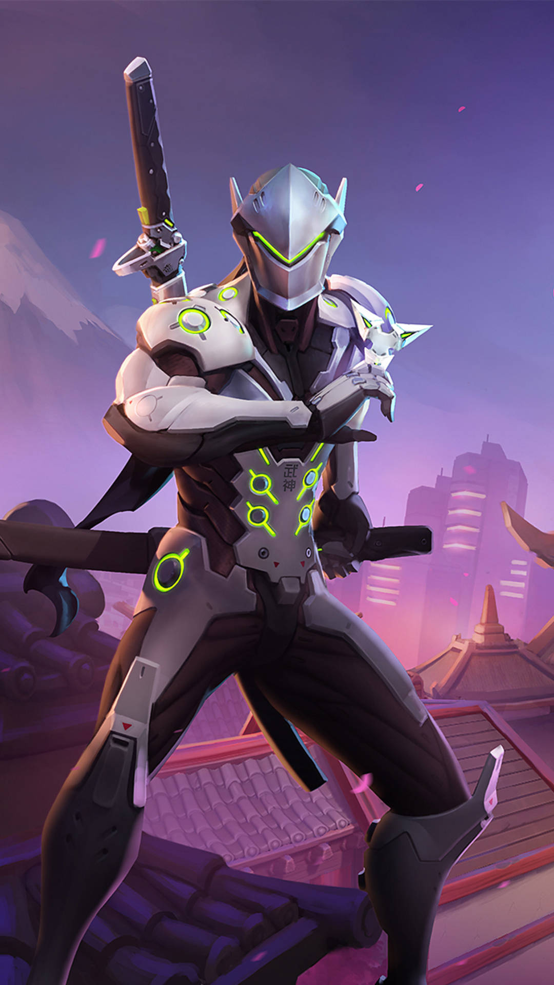 Ready To Fight Classic Genji Iphone Background