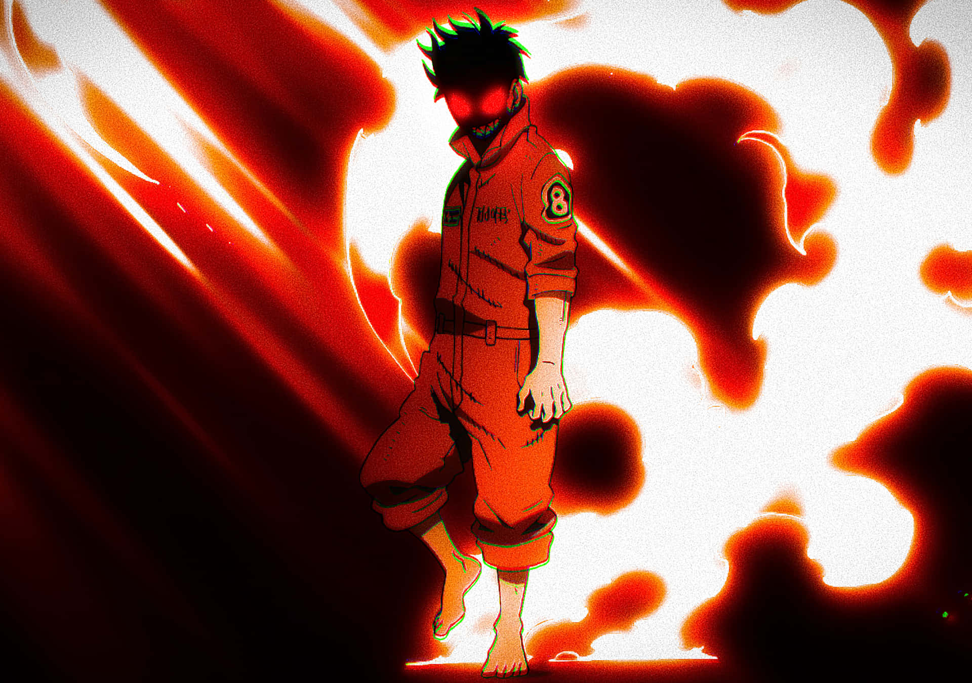 “ready To Take On The Infernals With Fire Force Joker” Background