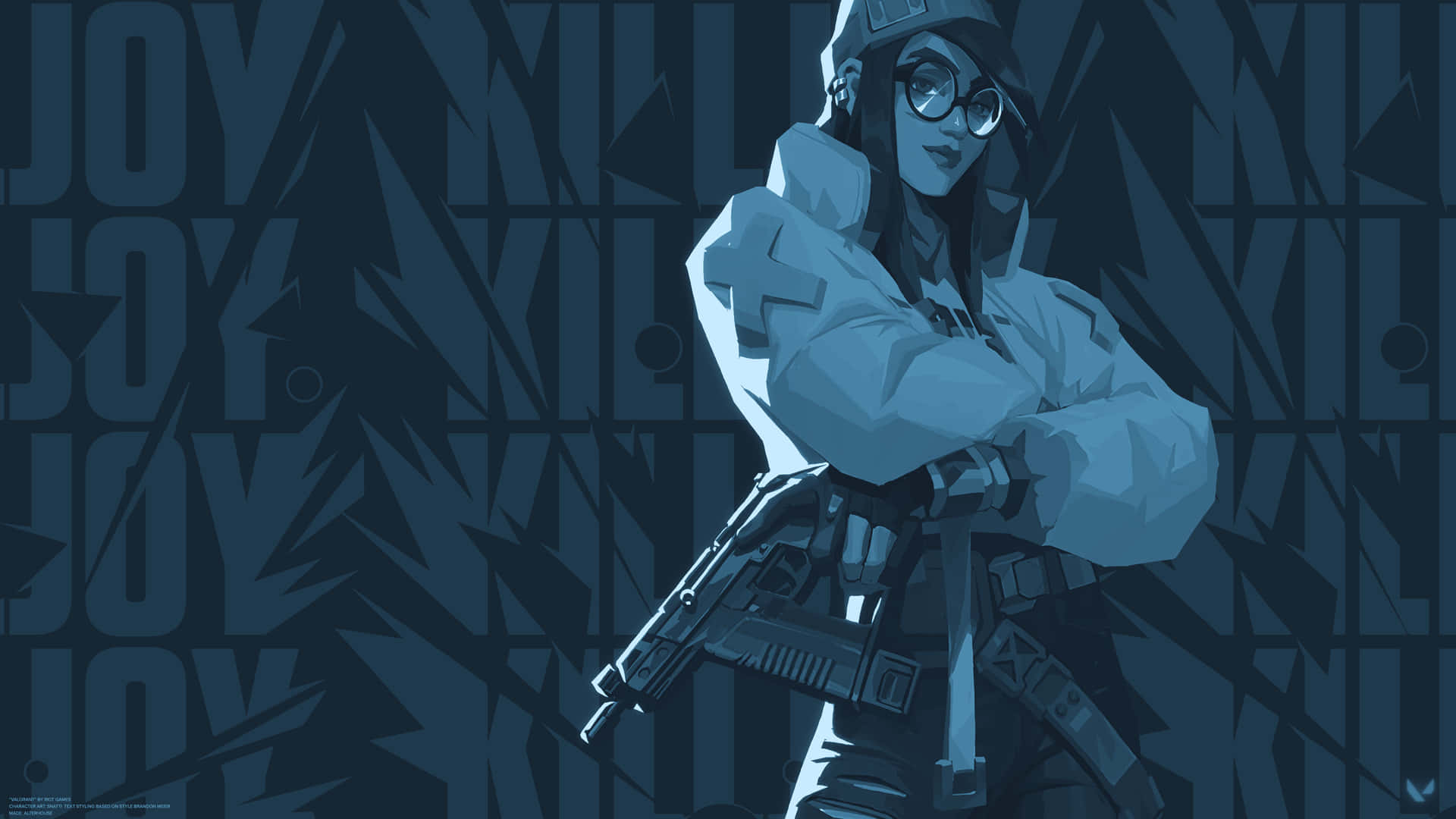 Ready Your Arsenal! Get Prepared To Join The Valorant Fight With Killjoy. Background