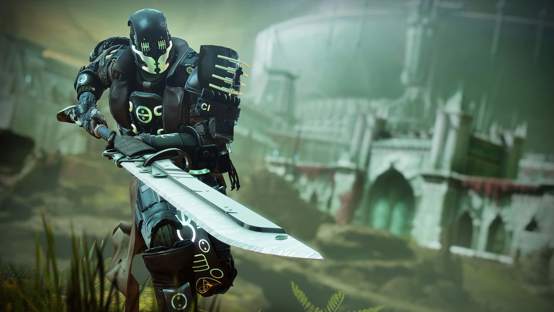 Ready Your Trusty Weapon - The Titan Takes On Destiny 2 With Breathtaking 4k Visuals Background