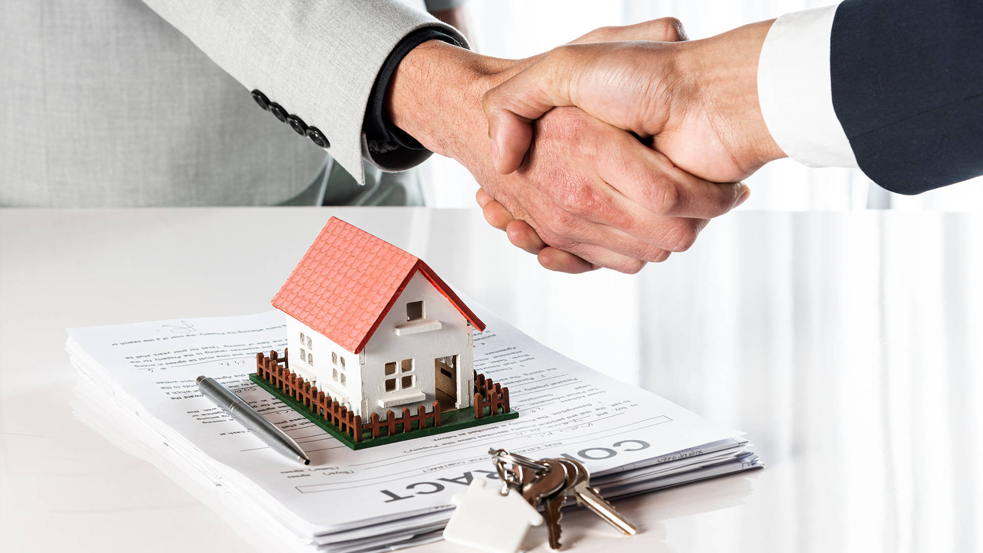 Real Estate Property Contract Background