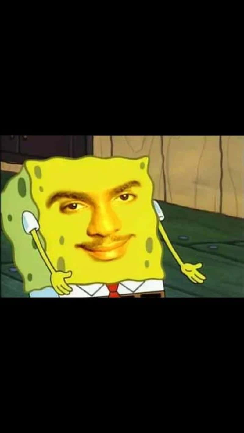 Real Face Spongebob Funny Discord Pfp Background