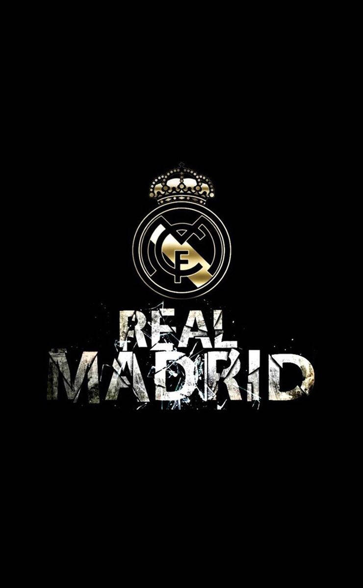 Real Madrid Black And Gold Background