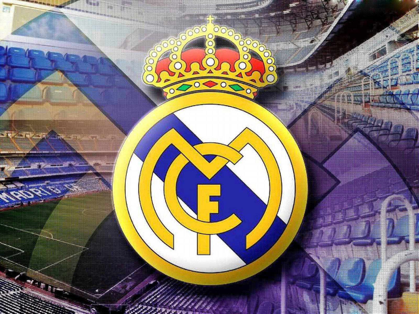 Real Madrid Colorful Logo Background