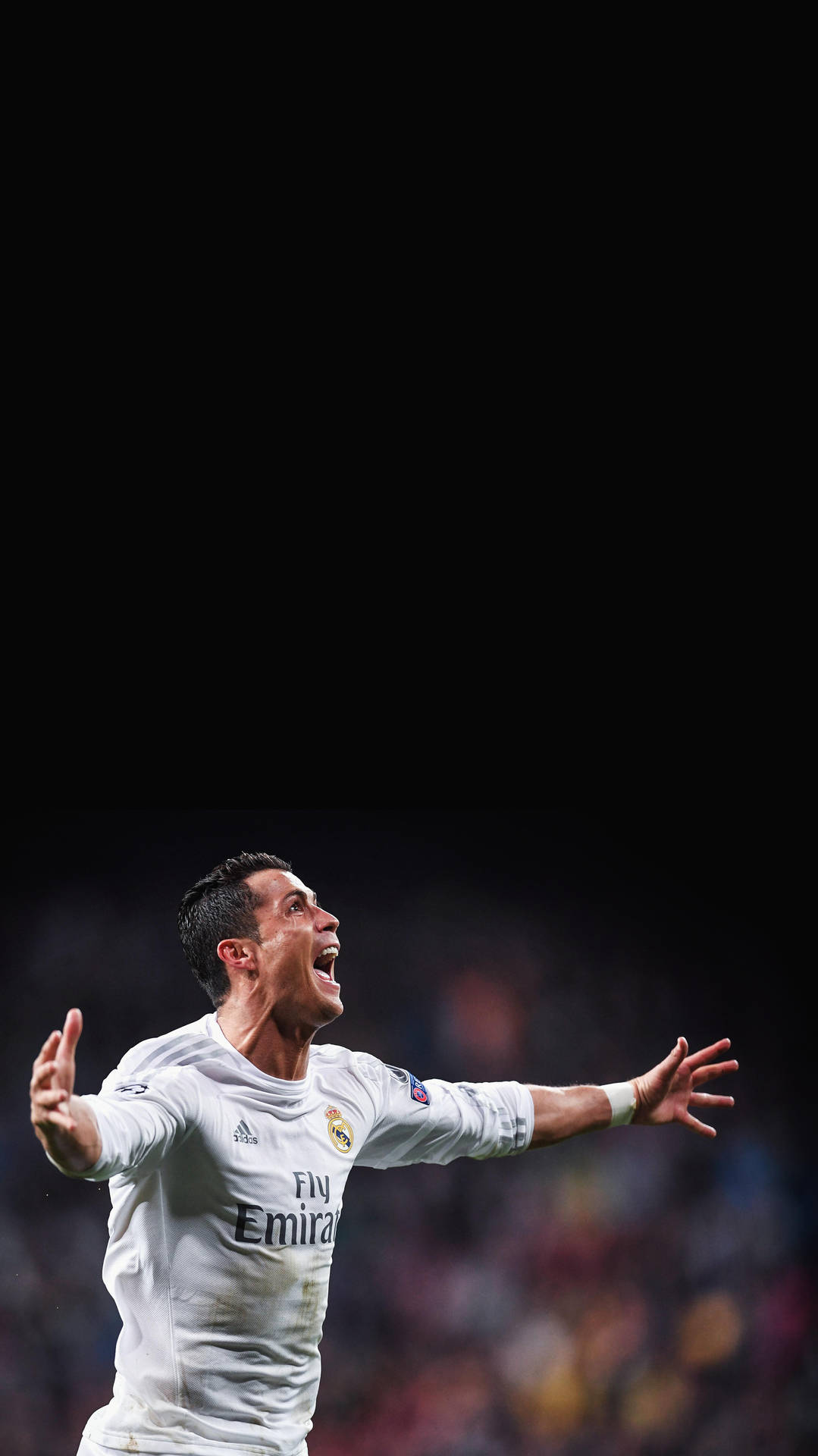 Real Madrid Cristiano Ronaldo Celebrating Background